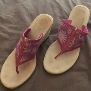 UGG wedge sandals
